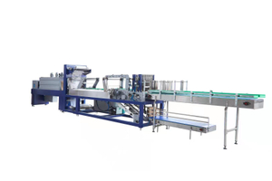 Shrink wrapper with tray auto insertion machine