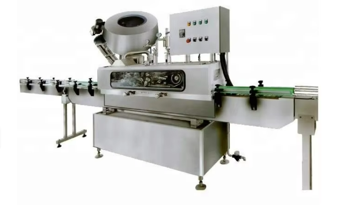 Caracter&iacute;sticas e aplica&ccedil;&otilde;es da m&aacute;quina tampadora autom&aacute;tica de frascos de garrafas